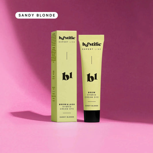 Sandy blonde brow hybrid cream dye 2048