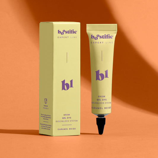 Gélová farba na obočie Build&Lock - Caramel Beige 15 ml
