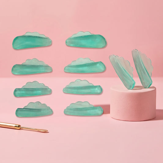 V-shape lash lifting pads